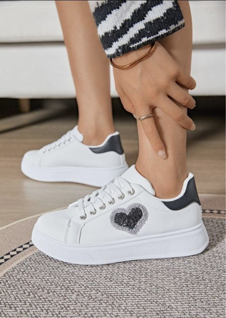 Amour - Sneaker Bianca/Nero