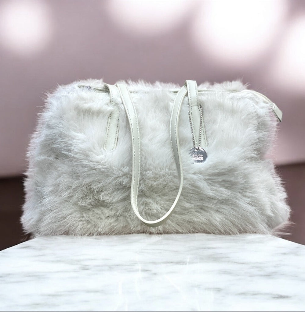 Rakel - Borsa Bianca Pelliccia