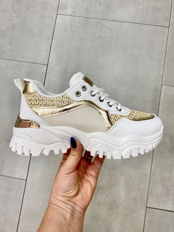 Dalila - Sneaker Bianca/Beige