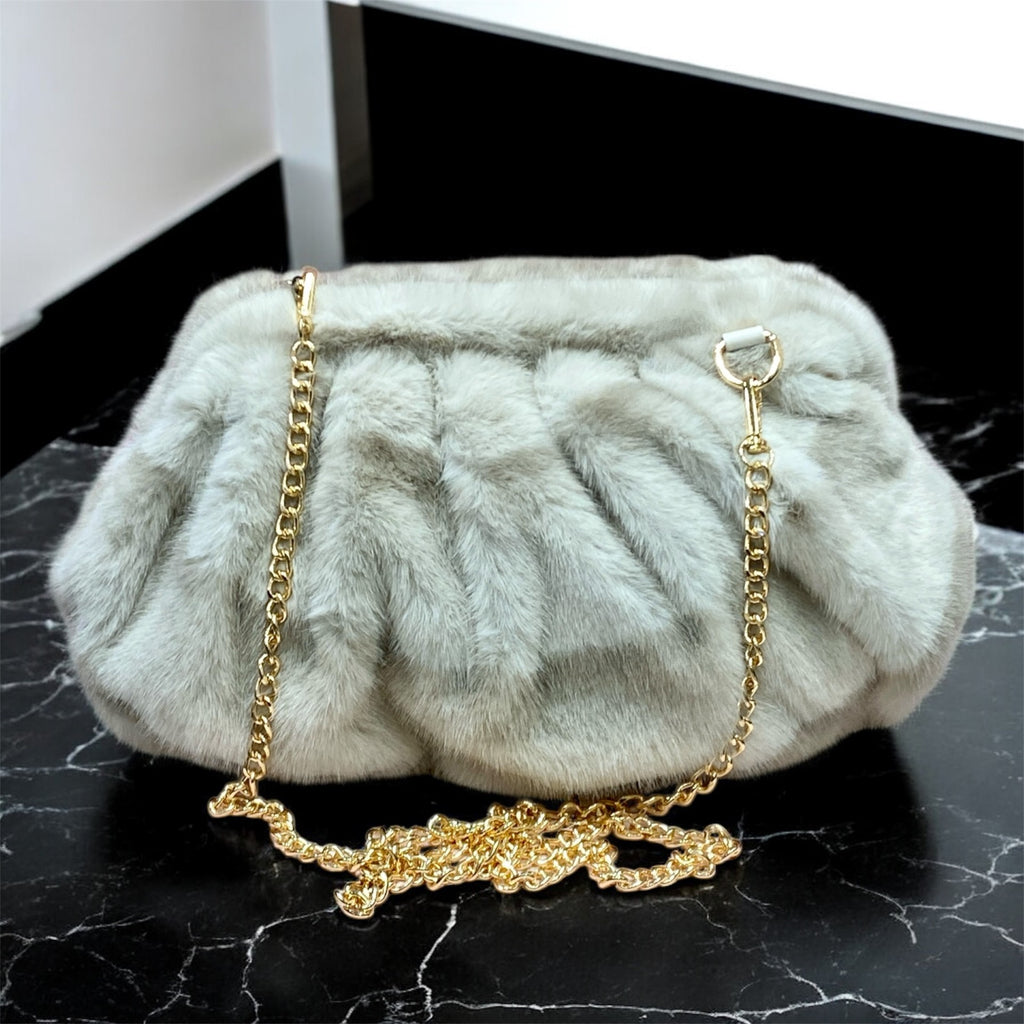 Dolly - Borsa Beige Pelliccia