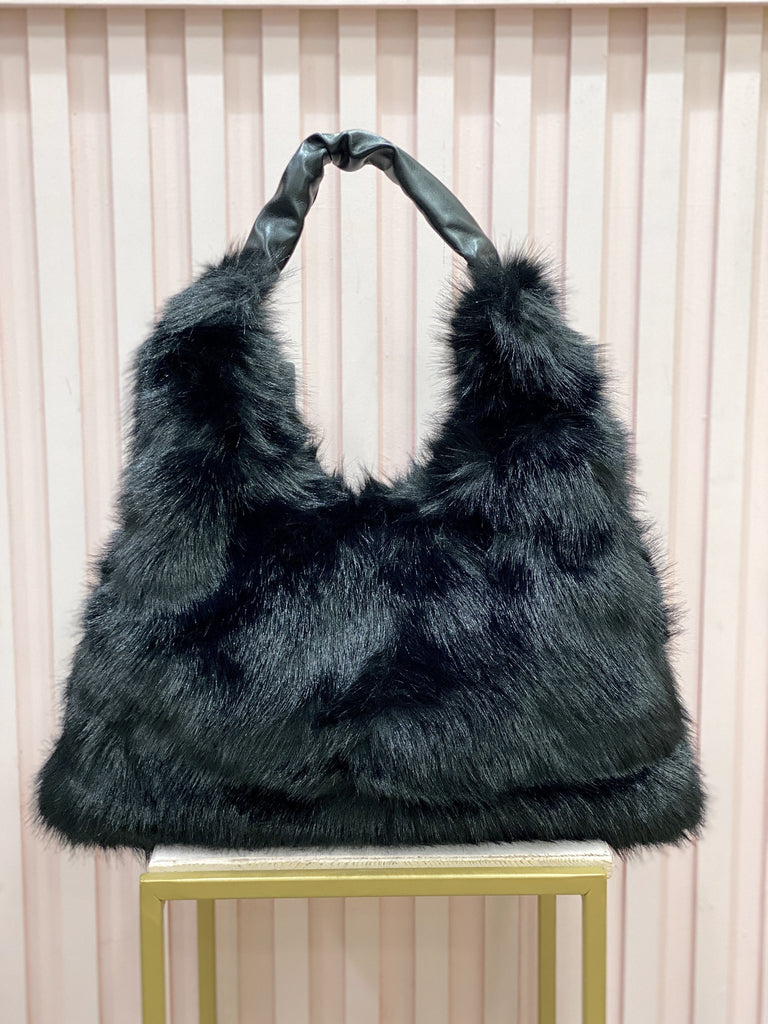 Dorothea - Borsa Pelliccia Nera