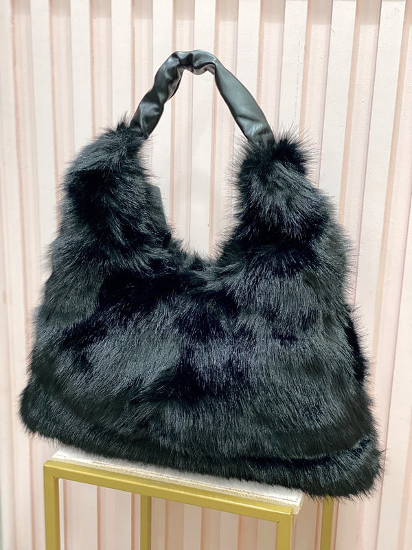 Dorothea - Borsa Pelliccia Nera