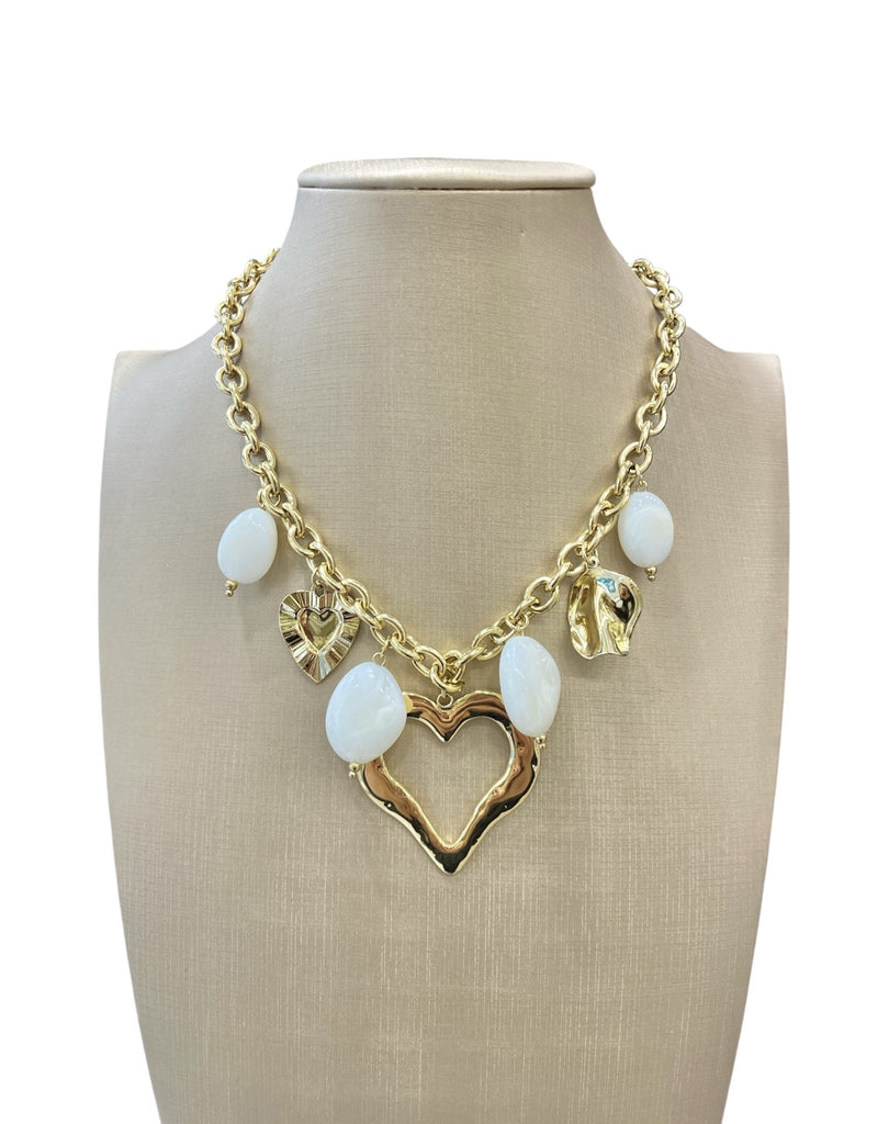 Heart - Collana Bianca
