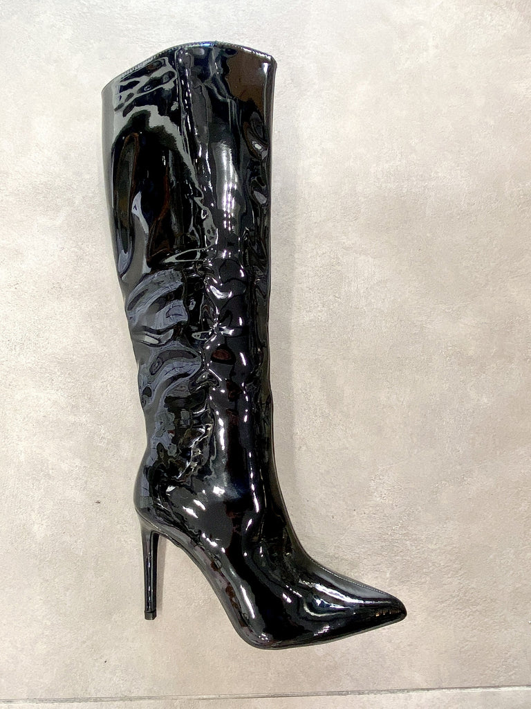 Helene - Stivale Nero Vernice