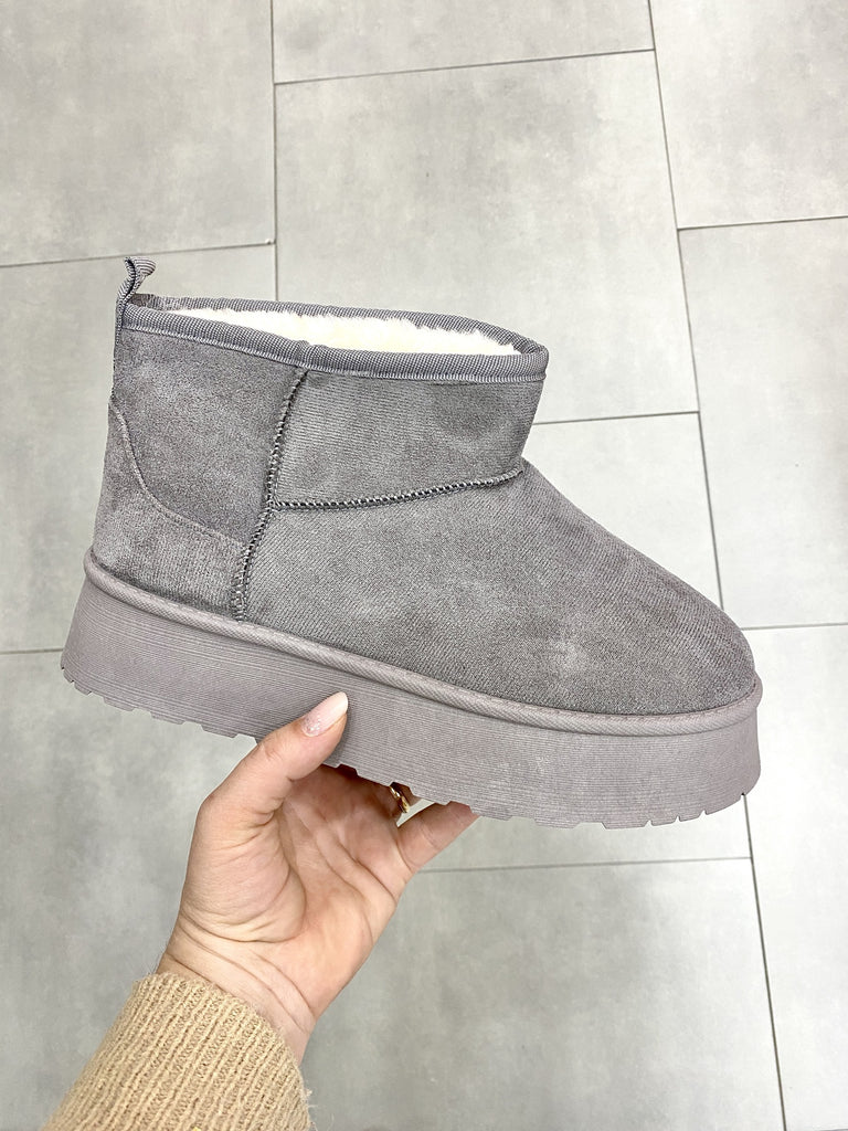 Lorella - Stivaletto Ugg Grigio