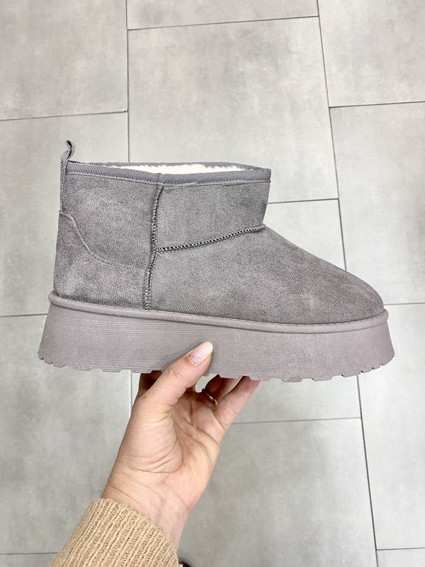 Lorella - Stivaletto Ugg Grigio