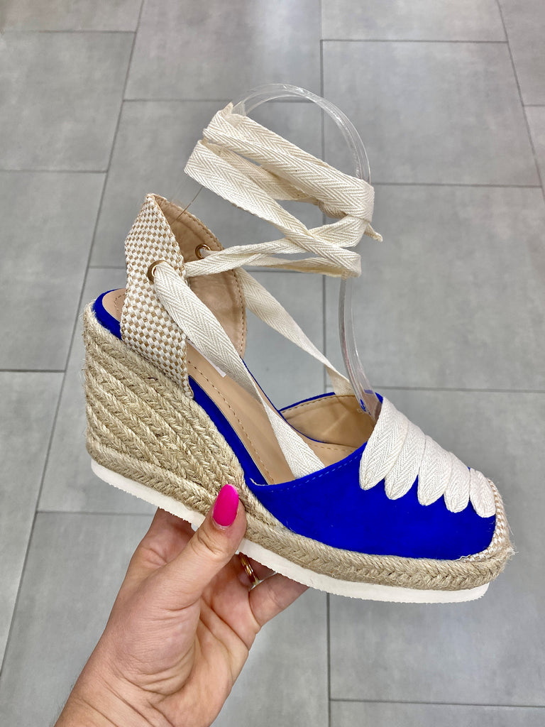 Milena - Espadrillas Blu