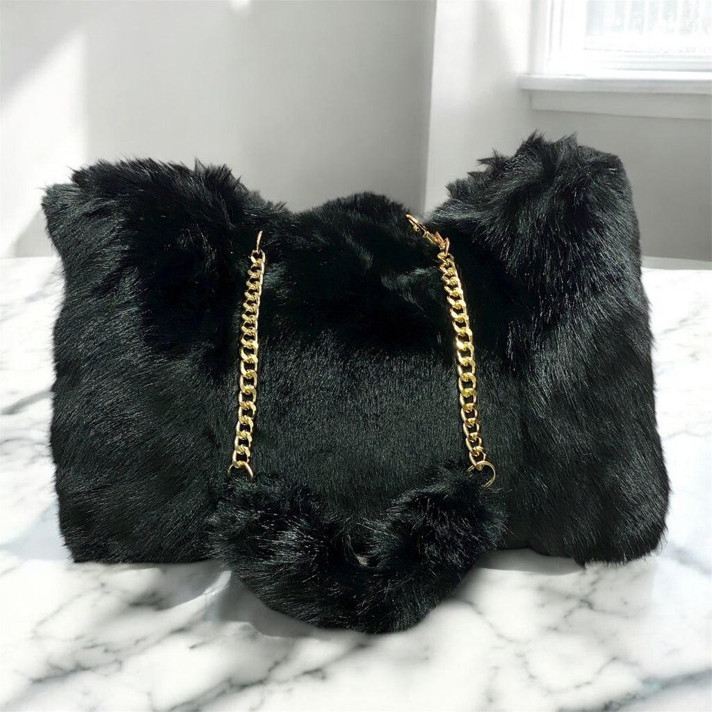 Nuvola - Borsa Nera Pelliccia