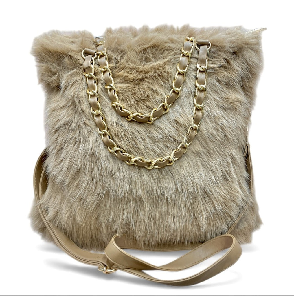 Rosemary - Borsa Fango Pelliccia