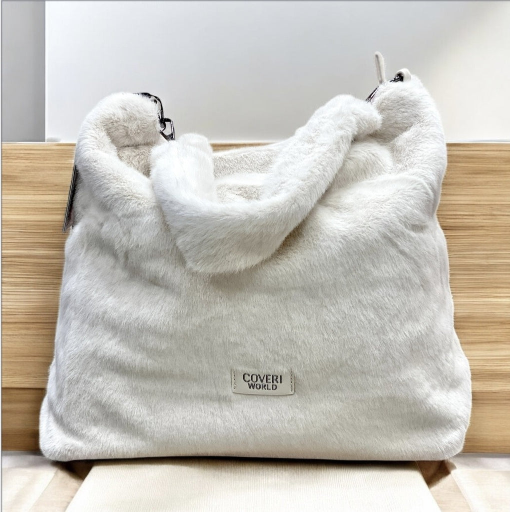 Rossella - Borsa Bianca Pelliccia