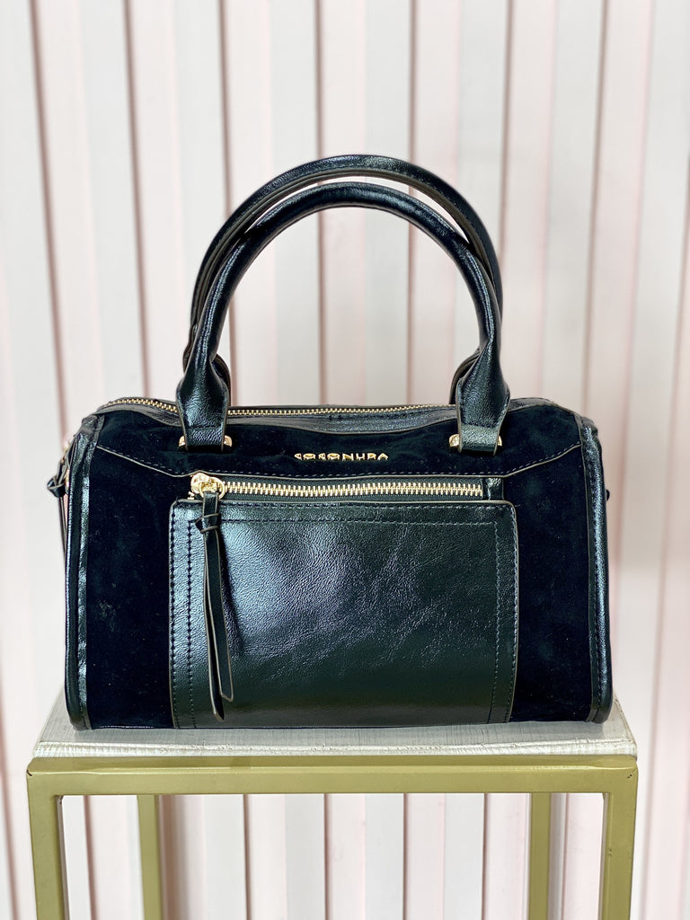 Samantha - Borsa Bauletto Nera