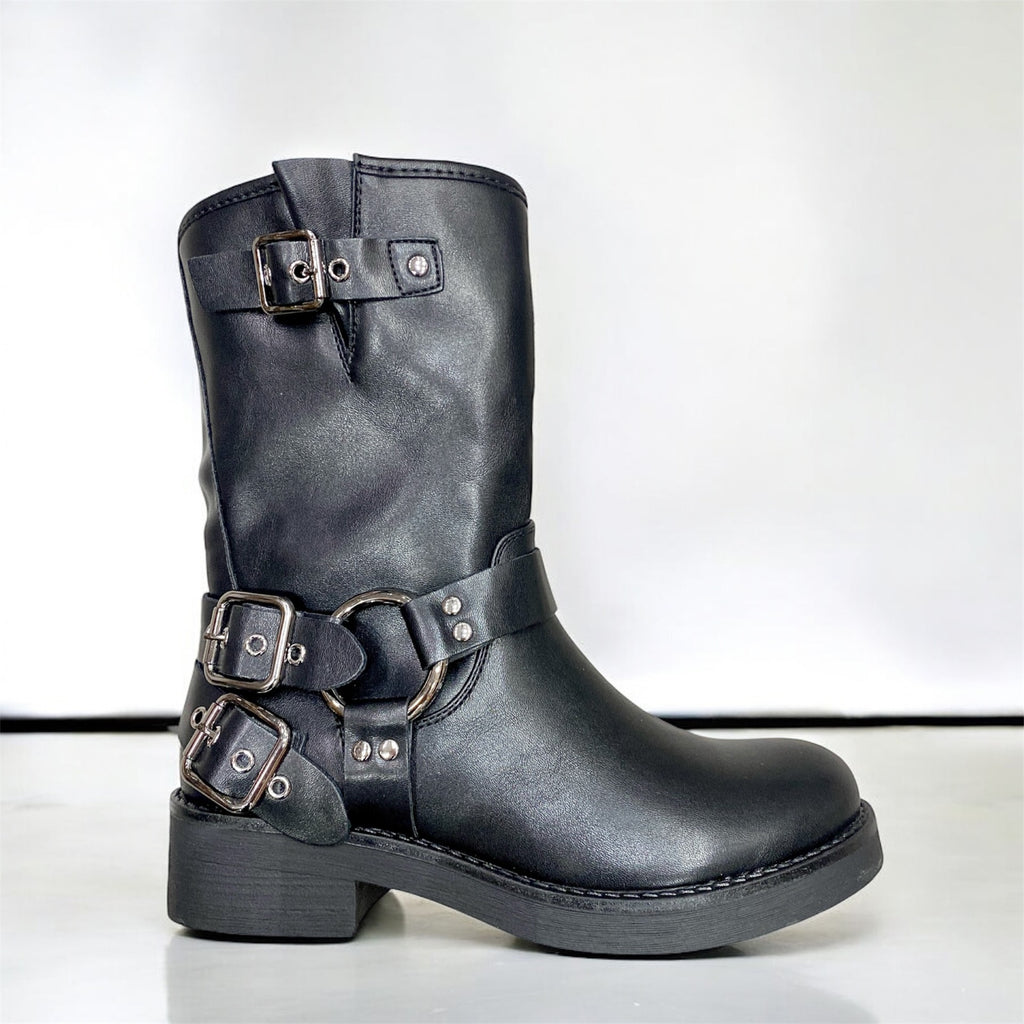 Wynn - Stivaletto Biker Nero